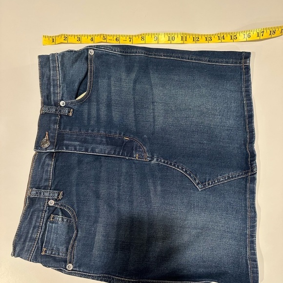 We the Free Dark Blue Denim Skirt Size 29 - Picture 5 of 5
